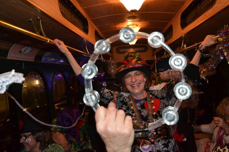 Valentine’s Day “Trolley Gras”
